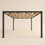 مظلات الشرائح المتداخلة - Interlaced Fabric Pergolas