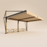 مظلة كانتليفر ثابتة - Fixed Cantilever Pergola