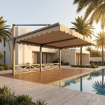⁦مظلة كانتليفر ثابتة - Fixed Cantilever Pergola⁩ - الصورة ⁦3⁩