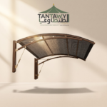 مظلة روند بقماش كلارو الفاخر - Round Outdoor