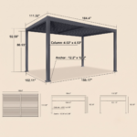 ⁦برجولة لوفر (Louver Pergola)⁩ - الصورة ⁦2⁩