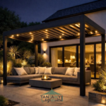 ⁦تندة متحركة مع خيار الإضاءة Retractable Awnings with Integrated Lighting⁩ - الصورة ⁦5⁩