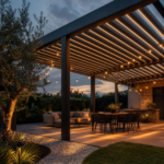 ⁦تندة متحركة مع خيار الإضاءة Retractable Awnings with Integrated Lighting⁩ - الصورة ⁦6⁩