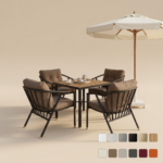 ⁦SELENE Outdoor Dining Set⁩ - الصورة ⁦2⁩